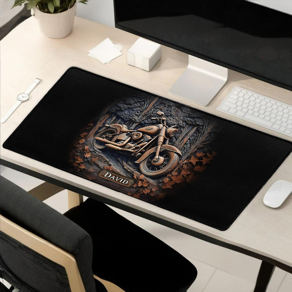 Time To Ride - Personalized Biker Mouse Pad