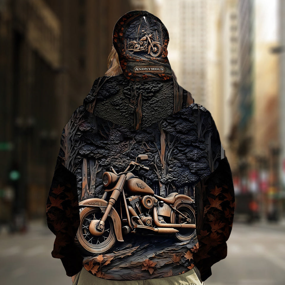Time To Ride - Personalized Biker All Over Print Hoodie & Classic Cap
