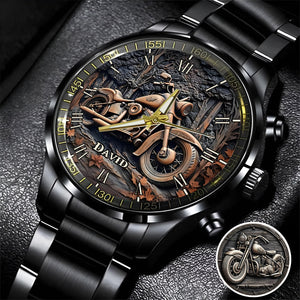 Time To Ride - Personalized Biker Hand Watch