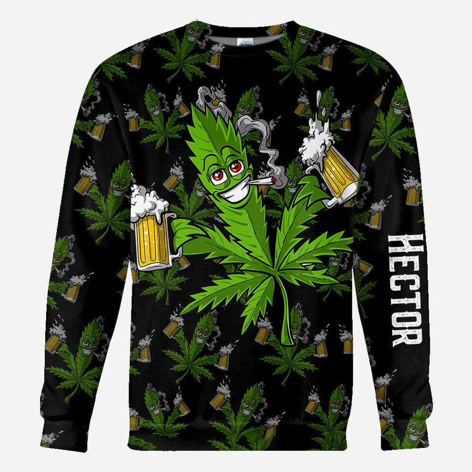 Hight Life - Personalized Weed All Over Shirt