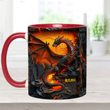 Love Dragons - Personalized Dragon Accent Mug