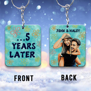 Years Later - Personalized Couple Keychain