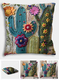 Cactus Garden - Gardening Throw Pillow
