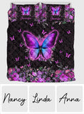 Love Butterflies - Personalized Butterfly Quilt Set