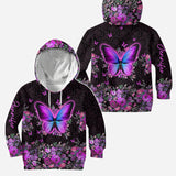 Beautiful Butterflies - Personalized Butterfly Hoodie and Leggings