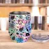 Don't F With My Energy - Personalized Witch Wine Tumbler