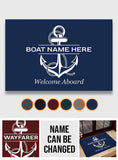 Welcome Aboard - Personalized Pontoon Doormat