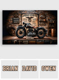 Legens Never Die - Personalized Biker Rug