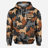 Love Horses - Personalized Horse Hoodie and Leggings