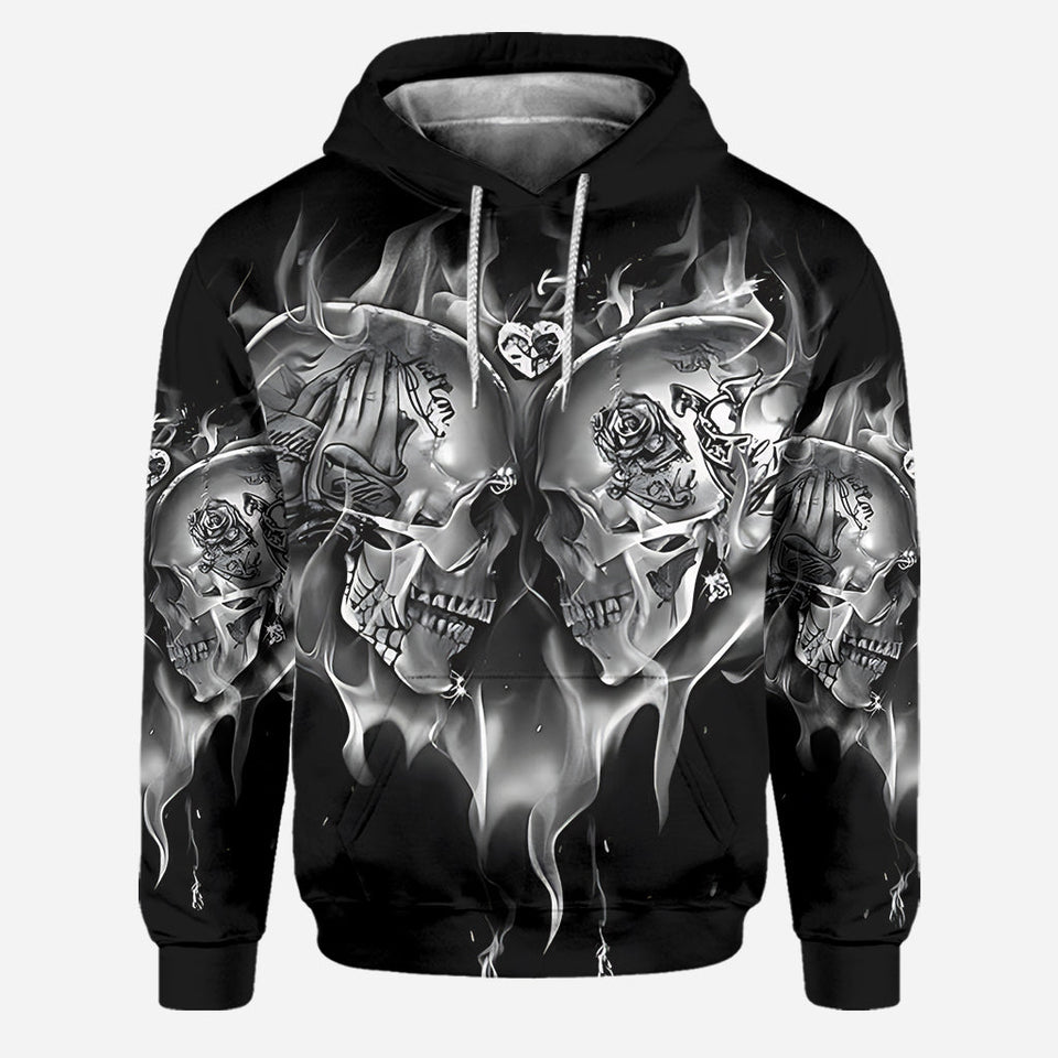 Love Skulls - Personalized Skull Hoodie and Leggings