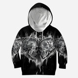 Love Skulls - Personalized Skull Hoodie and Leggings