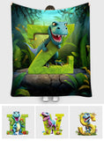 Love Dinosaurs - Personalized Kid Blanket