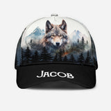 Awesome wolf - Personalized Wolf Classic Cap