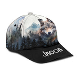 Awesome wolf - Personalized Wolf Classic Cap