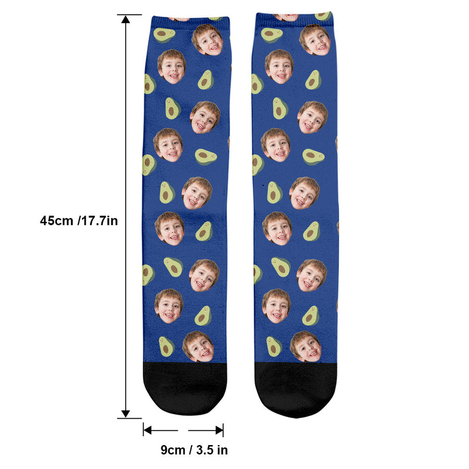 Funny Icon Pattern - Personalized Kid Socks