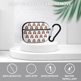 Custom Face Funny - Personalized Airpods Case Cover With Keychain