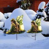 Garden's Green Fairy - Personalized Gardening Metal Garden Art