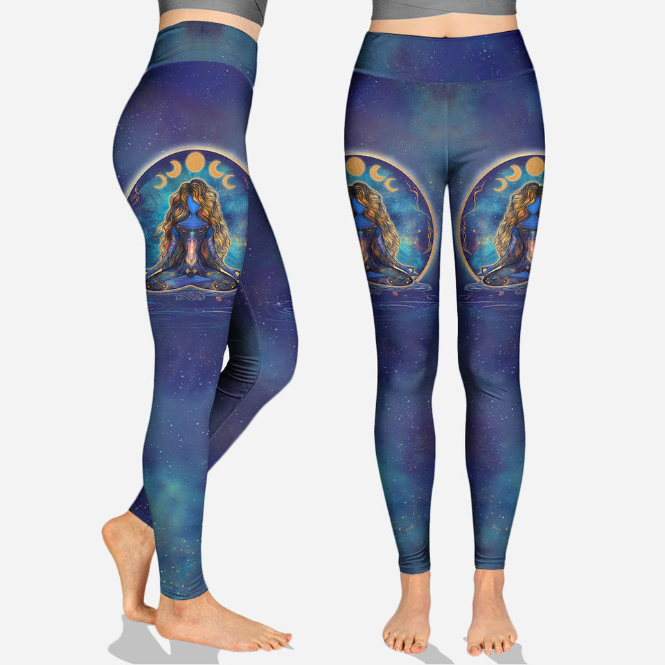 Stay Wild Moon Child - Personalized Yoga Hoodie and Leggings