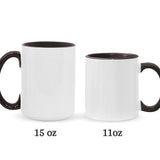 Never Underestimate An Old Man With A Truck - Personalized Trucker Accent Mug