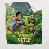Cool Kid Alphabet - Personalized Kid Blanket