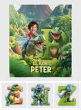 Cool Kid Alphabet - Personalized Kid Blanket