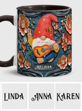 Live Like In Full Bloom - Personalized Hippie Accent Mug