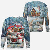 My Grandkids Melt My Heart - Personalized Grandma All Over Shirt