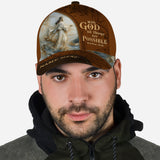 With God All Things Are Possible - Personalized Christian Classic Cap