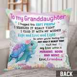 Granddaughter Grandson Sea Animals Hug This Pillow - Personalized grandson Throw Pillow