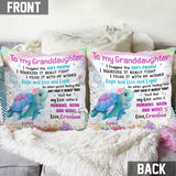 Granddaughter Grandson Sea Animals Hug This Pillow - Personalized grandson Throw Pillow