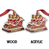 Our Team Sleigh, Colleagues Christmas Gifts - Personalized Colleague Ornament