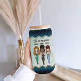 Chance Made Us Coworkers - Personalized Nurse Can Glass