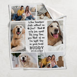I'm Right Here In Your Heart - Personalized Dog Blanket