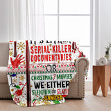 Slayin or Sleighin - Personalized Blanket