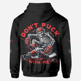 Don't Puck With Me - Personalized Hockey All Over Shirt