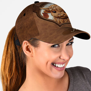 Love Highland Cows - Personalized Classic Cap