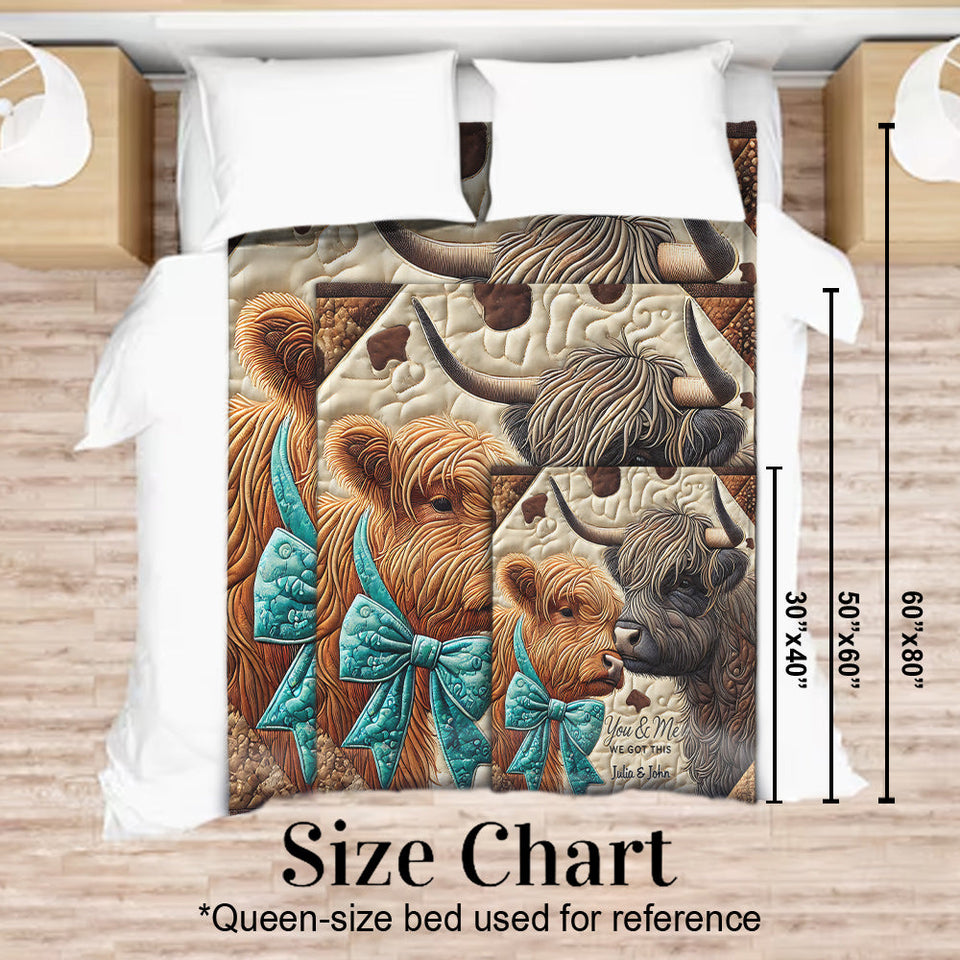 You & Me We Got This - Personalized Blanket