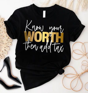 Know Your Worth African American T-shirt & Hoodie 0224