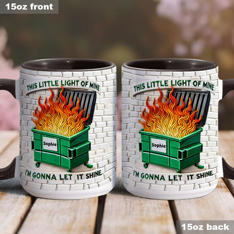 This Little Light Of Mine - Personalized Colleague Accent Mug