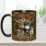 Happy Couple Country Style - Personalized Accent Mug