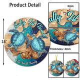 Salty Lil' Beach - Personalized Turtle Ornament