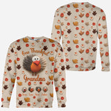 One Thankful Grandma - Personalized Grandma All Over Shirt