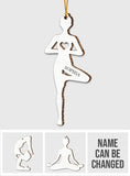 Love Yoga - Personalized Yoga Ornament