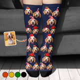 Custom Pet Photo Socks - Gift for dog lovers - Personalized Socks