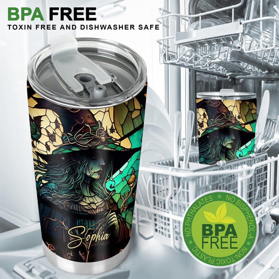 Mysterious Witch - Personalized Witch Tumbler