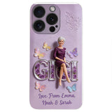 Custom Any Photo - Personalized Mother 3D Embossed Leather Phone Case