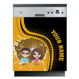 Best Dad Ever - Personalized Father Dishwasher Cover