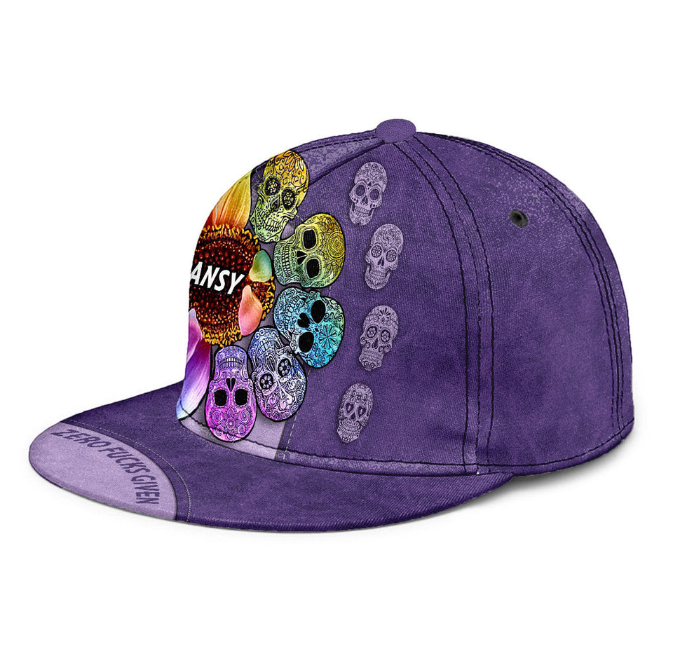 Zero F Given - Personalized Skull Snapback