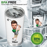 Swing Swear Drink Repeat - Personalized Golf Tumbler