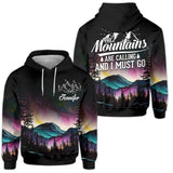 The Mountain Is Calling - Personalized Hiking Hoodie and Leggings